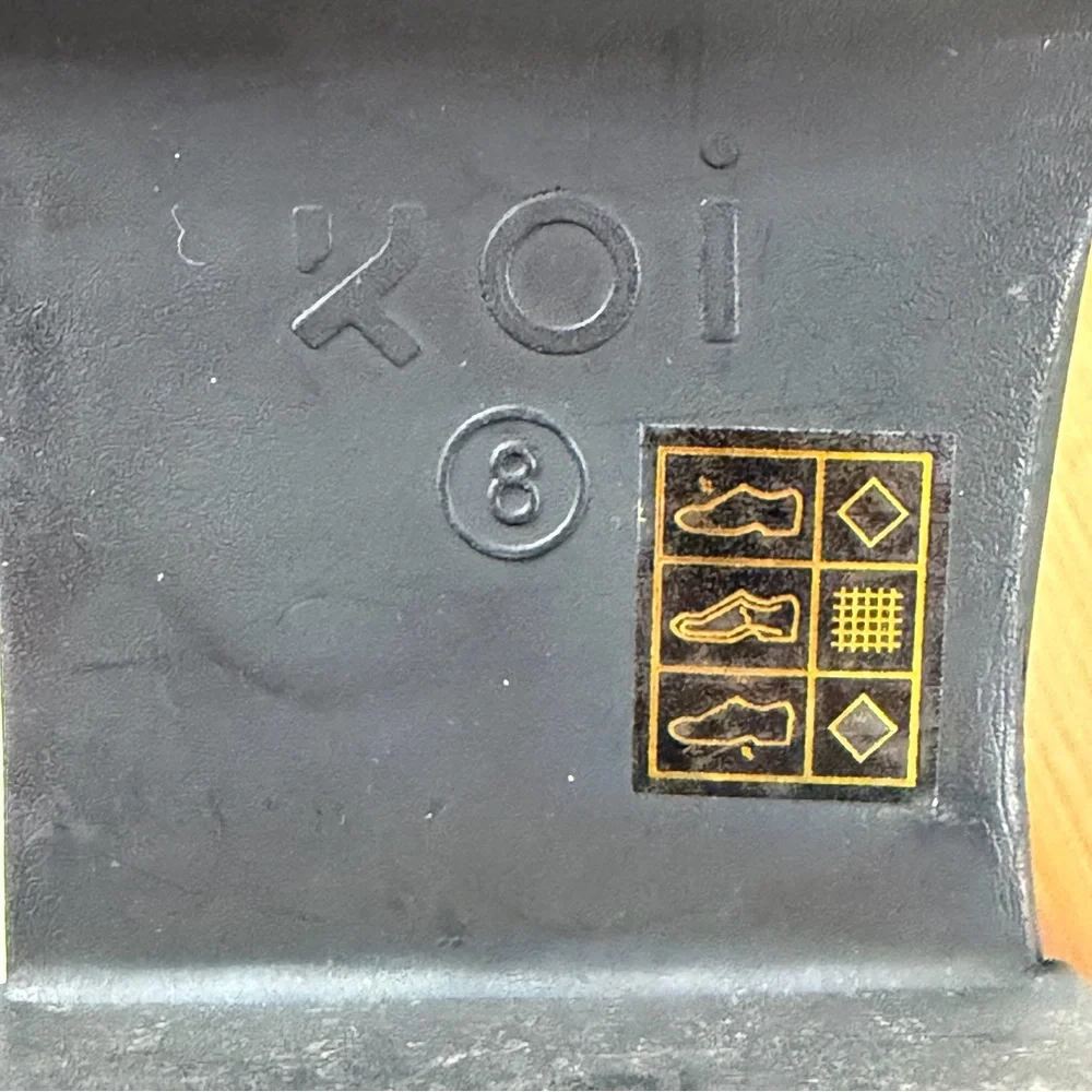 Koi Dolls Kill ‘F it up’ Black Platform Chelsea Boots - Picture 10 of 10